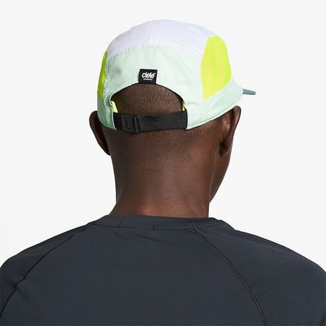 【ciele】GOCAP-FIELD-ICONIC BAR (DustyTurquoise/White)