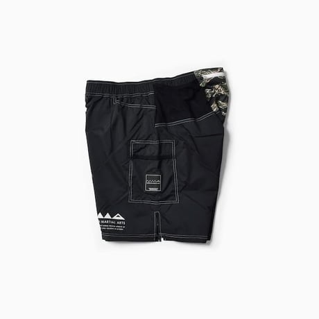 【MOUNTAIN MARTIAL ARTS】MMA Athlete Line 7-pocket Run Shorts (Black)