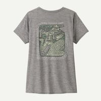 【patagonia】ウィメンズ キャプリーン クール デイリー グラフィック シャツ / W's Cap Cool Daily Graphic Shirt - Lands (MAFG)