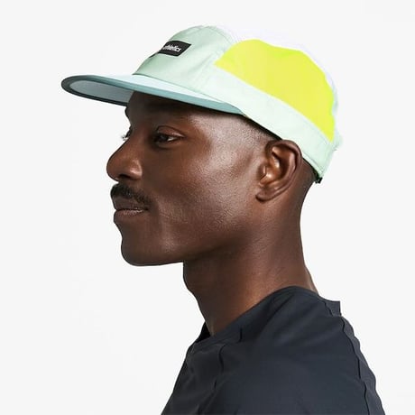 【ciele】GOCAP-FIELD-ICONIC BAR (DustyTurquoise/White)