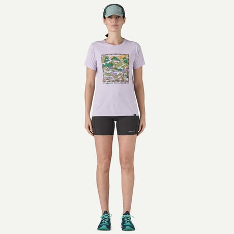 【patagonia】ウィメンズ エンドレス ラン ショーツ 6インチ / W's Endless Run Shorts - 6 in. (BLK)