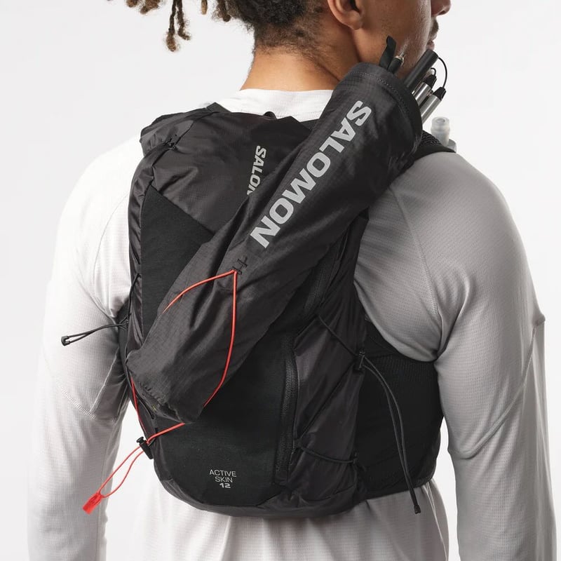 SALOMON ACTIVE SKIN 12 SET M ブラック/メタル ACTIVE SKIN 12 SET #Black/Metal [LC2177400]｜SALOMON – moderate