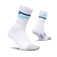 【Feetures】Elite Light Cushion Mini Crew (WhiteTrack)