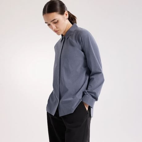 【ARC'TERYX】 オリア ロングスリーブ シャツ ウィメンズ / Olia Shirt LS Women's (Dk Stratus)