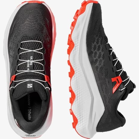 【SALOMON】ウルトラグライド 4 / ULTRA GLIDE 4 (Black/White/Fird)