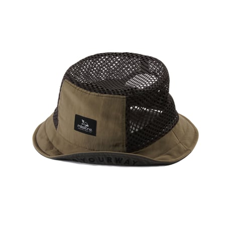 【milestone】Denali Bucket Hat (BrownBrown)