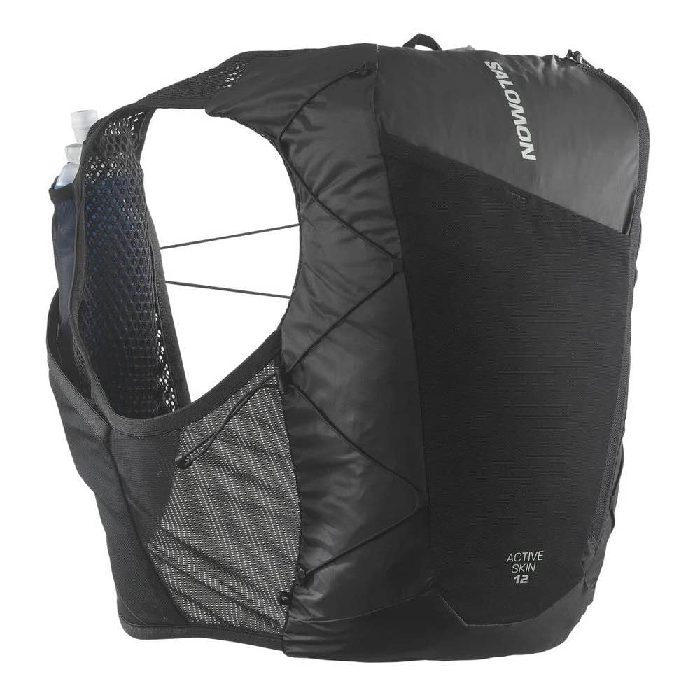 SALOMON◇ACTIVE SKIN 12/サイズM SALOMON】ACTIVE SKIN 12 SET (Black/Metal) | AT