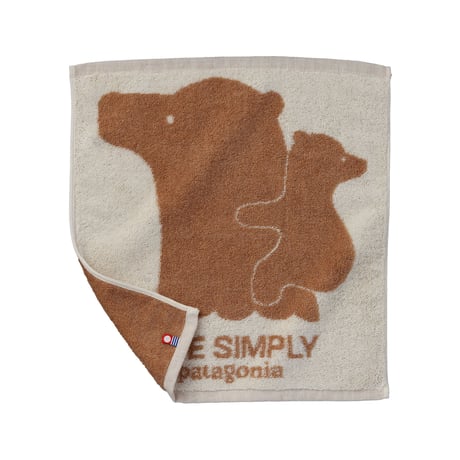 【patagonia】Imabari Face Towel - Baby Bear -