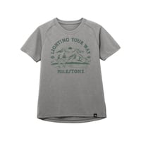 【milestone】milestone Original T-Shirt Canvas "National Park" (Pale Gray)