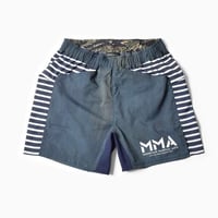 【MOUNTAIN MARTIAL ARTS】MMA Side Graphic 5pocket Run Pants (Denim_Border)
