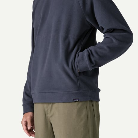 【patagonia】メンズ マイクロ D クルーネック / Men's Micro D Crewneck (BLK)