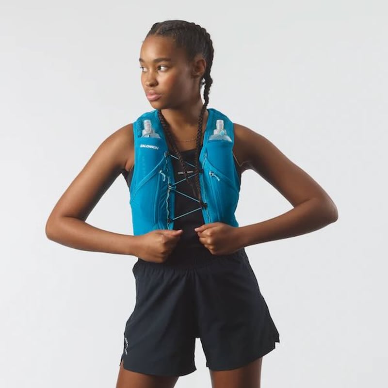 SALOMON ACTIVE SKIN 12 ブルー SALOMON】ACTIVE SKIN 12 SET (BLUE DANUBE/Blue C