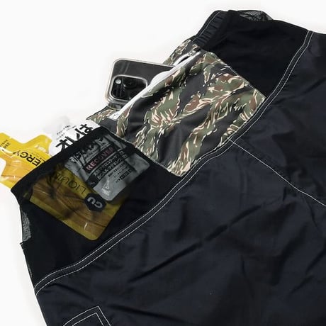 【MOUNTAIN MARTIAL ARTS】MMA Athlete Line 7-pocket Run Shorts (Black)
