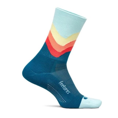 【Feetures】ELITE LIGHT CUSHION MINI CREW (BlueSwell)