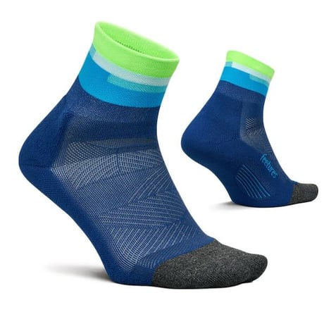 【Feetures】Elite Light Cushion Quarter (SurfboardBlue)