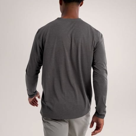 【ARC'TERYX】コーマック クルー ロングスリーブ メンズ / Cormac Crew LS Men's (Black Heather)