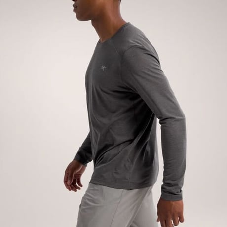 【ARC'TERYX】コーマック クルー ロングスリーブ メンズ / Cormac Crew LS Men's (Black Heather)