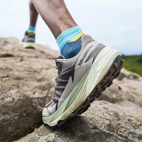 【Feetures】Trail Max Cushion Quarter (Mountain High Blue)