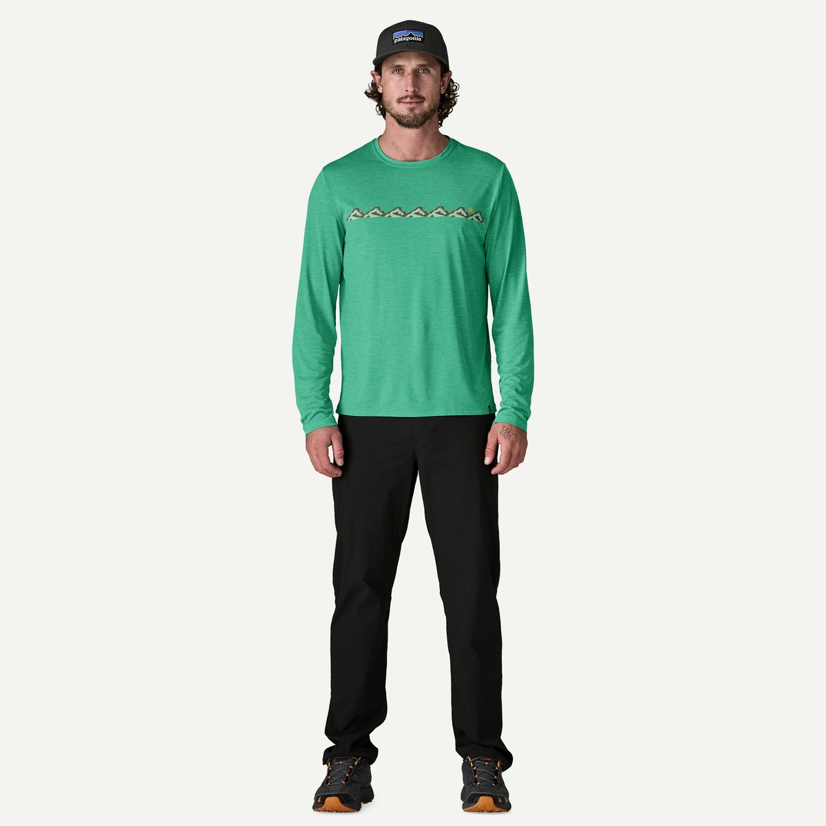 patagonia】メンズ ロングスリーブ キャプリーン クール デイリー
