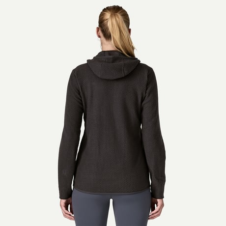 【patagonia】ウィメンズ R1 エア フルジップ フーディ / Women's R1 Air Full-Zip Hoody (BLK)