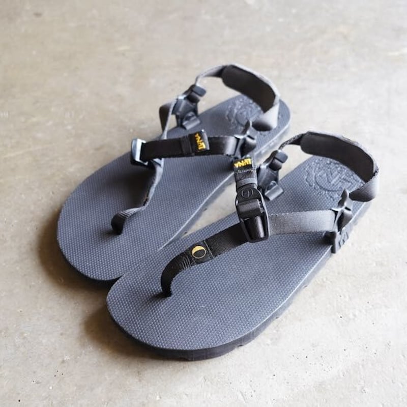 LUNA ブラック サンダル 調整可能 LUNA SANDALS> MONO Winged Edition/BLACK（ルナサンダル