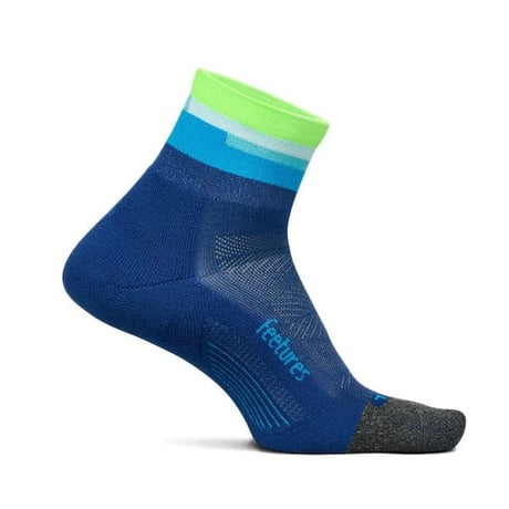 【Feetures】Elite Light Cushion Quarter (SurfboardBlue)