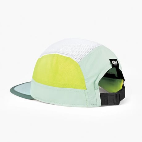 【ciele】GOCAP-FIELD-ICONIC BAR (DustyTurquoise/White)