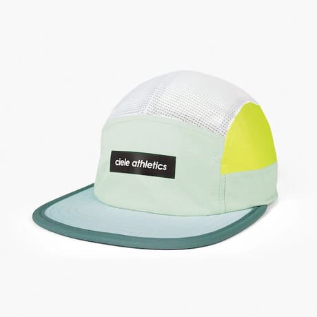 【ciele】GOCAP-FIELD-ICONIC BAR (DustyTurquoise/White)
