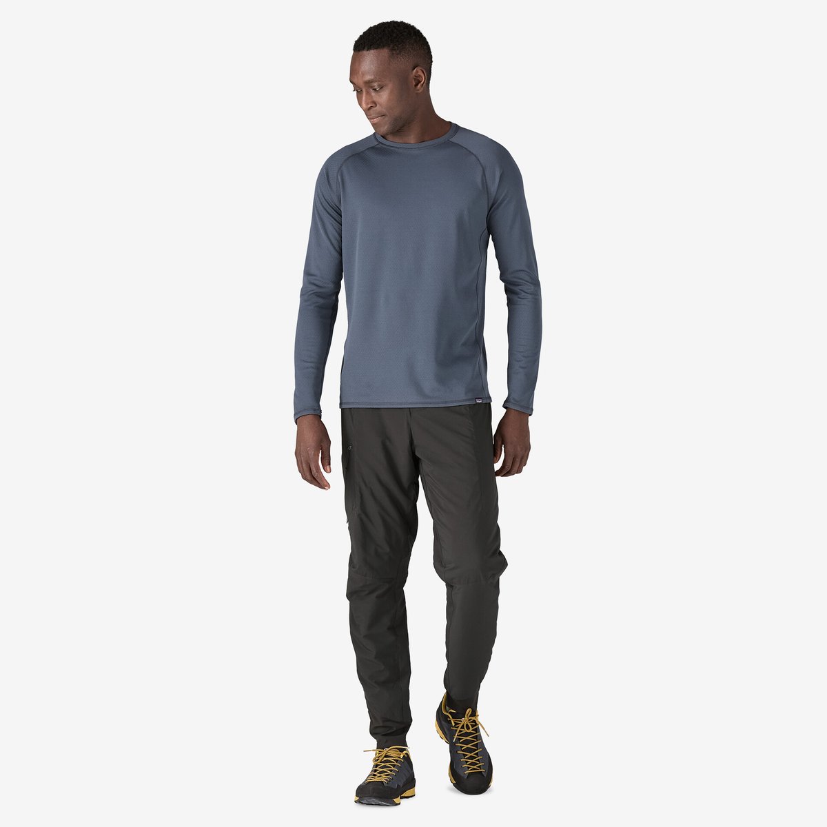 Patagonia ごつく アウトドア ナノエアーライトボトムパンツ 黒 【L 