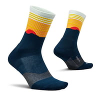 【Feetures】Trail Max Cushion Mini Crew (TableRockNavy)