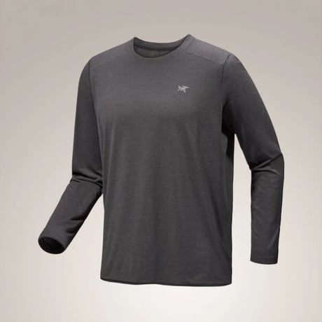 【ARC'TERYX】コーマック クルー ロングスリーブ メンズ / Cormac Crew LS Men's (Black Heather)