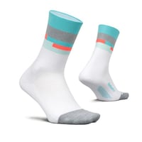 【Feetures】Elite Light Cushion Mini Crew (Aquatic White)