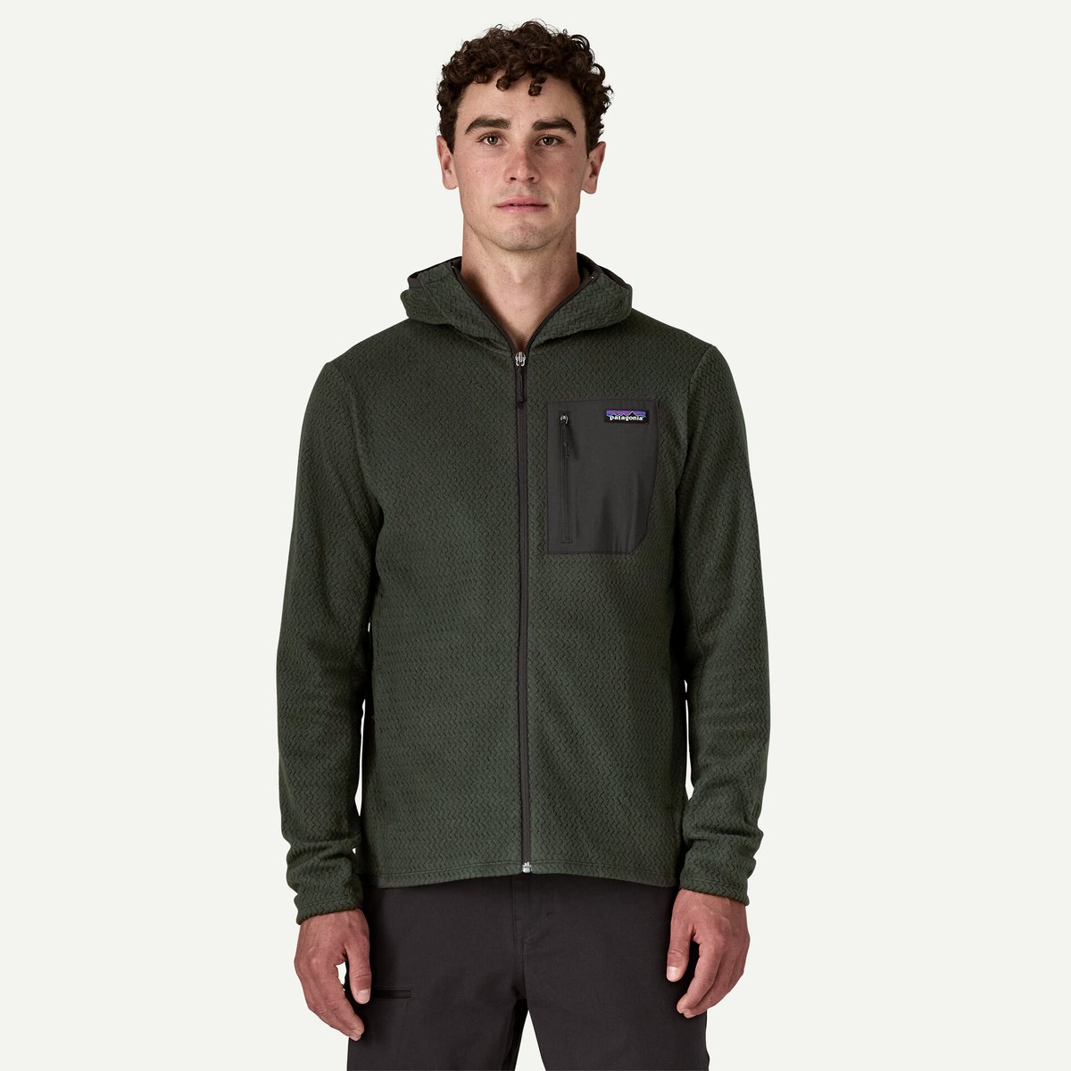 patagonia メンズ・R1 エア・フルジップ・フーディ　サイズM patagonia】メンズ R1 エア フルジップ フーディ / M's R1 Air Fu
