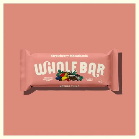 【WHOLE BAR】ホールバー ストロベリーマカダミア / WHOLE BAR Strawberry Macadamia