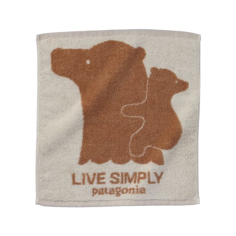 【patagonia】Imabari Face Towel - Baby Bear -