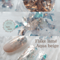 大容量！【単品】第二弾　Flake lamé（Aqua beige/ Planet pink/ Nebula green）