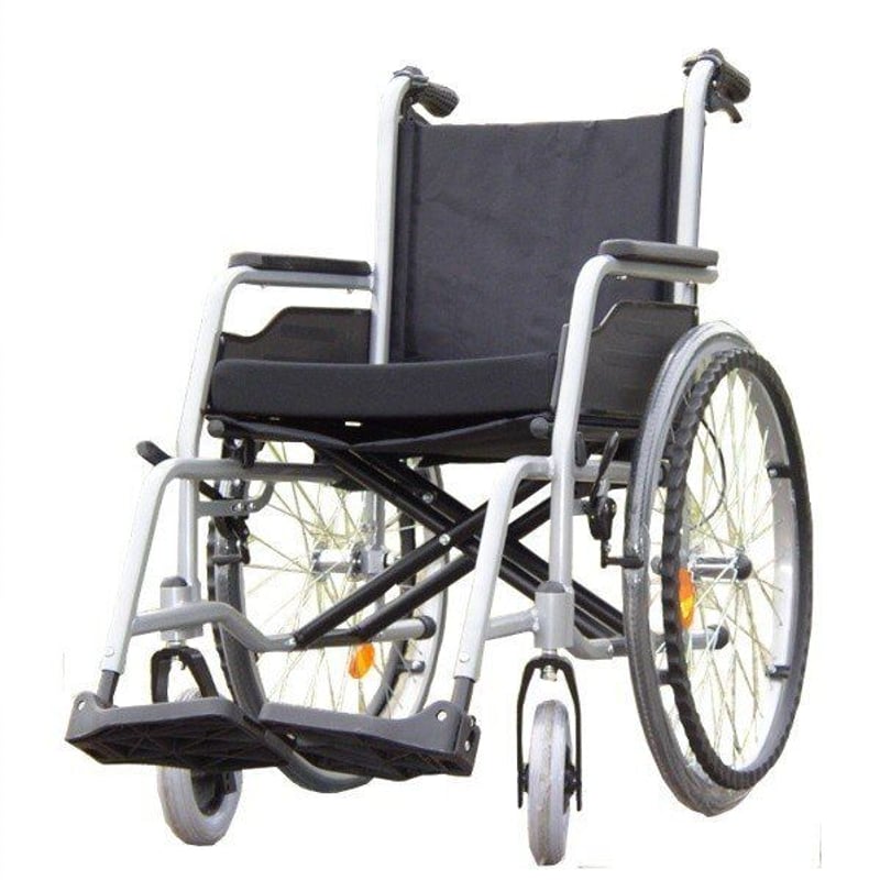 頑丈車椅子(耐荷重130kg) (車椅子/車いす/車イス）折りたたみ