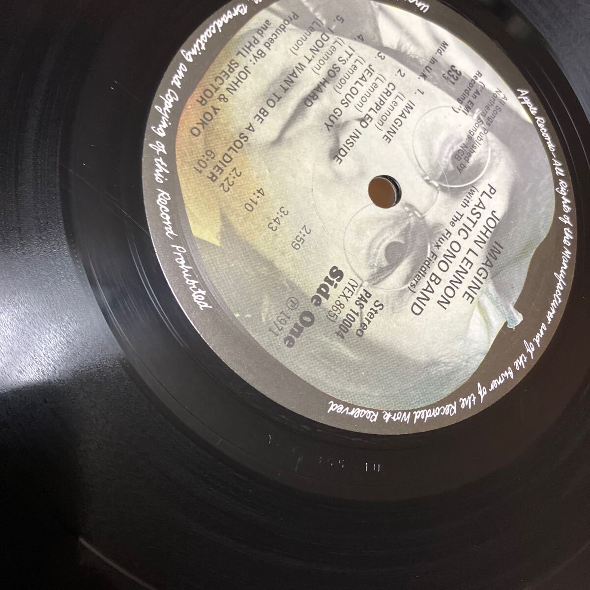 必ず注文前にDMください！ 【John Lennon/IMAGINE】 イギリス盤
