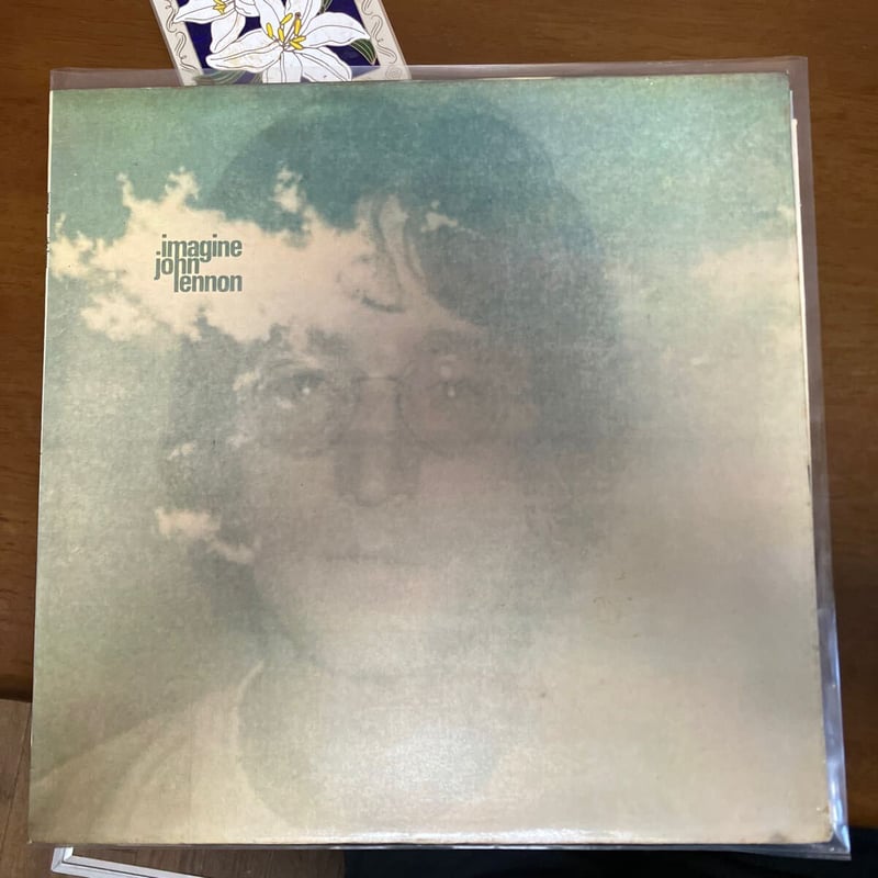 UK初回John Lennon Imagine大ポスターポストカード付完品 必ず注文前にDMください！ 【John Lennon/IMAGINE】 イギリス盤