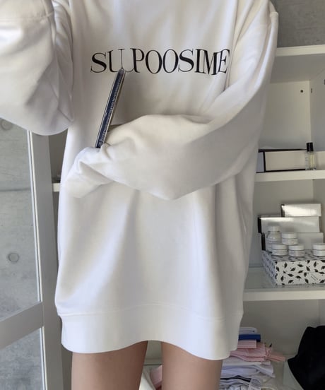 NEWLY CLASSIC SWEATSHIRT/WHT