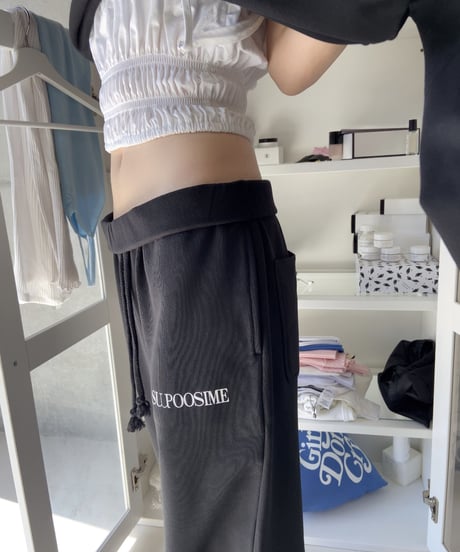 NEWLY CLASSIC SWEATPANTS/BLK