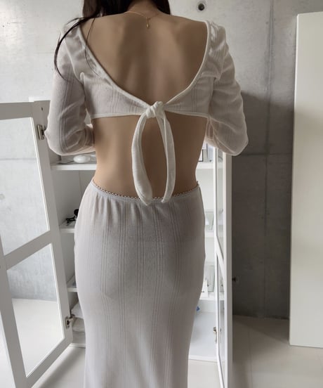 Ally Pointelle Crop