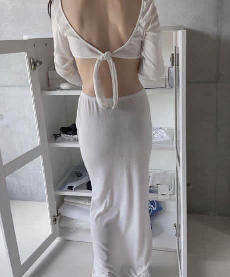 Ally Pointelle Crop