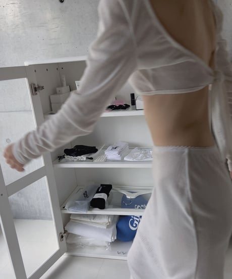 Ally Pointelle Crop