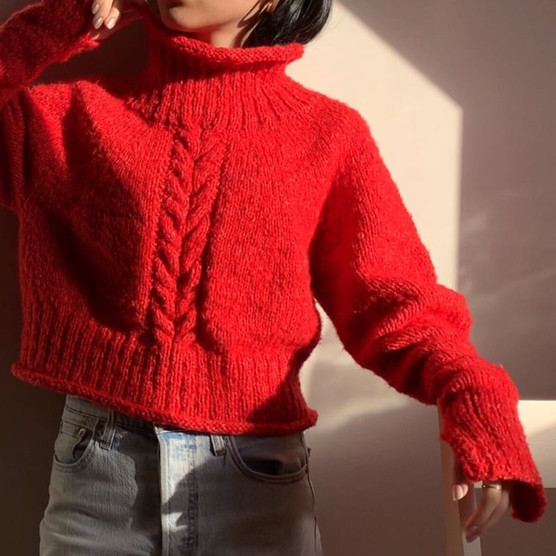 編み図】トップダウンセーター | philknit