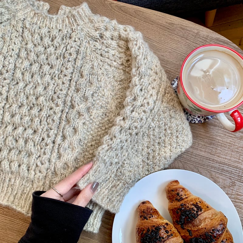 編み図】ベビーラグランセーター | philknit