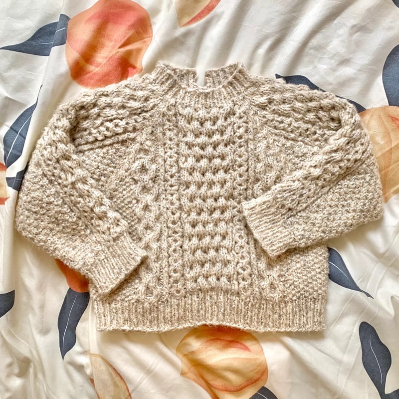 編み図】ベビーラグランセーター | philknit