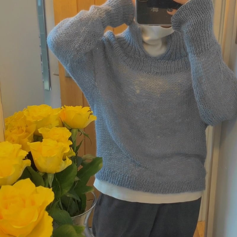 編み図】ローゲージニット | philknit
