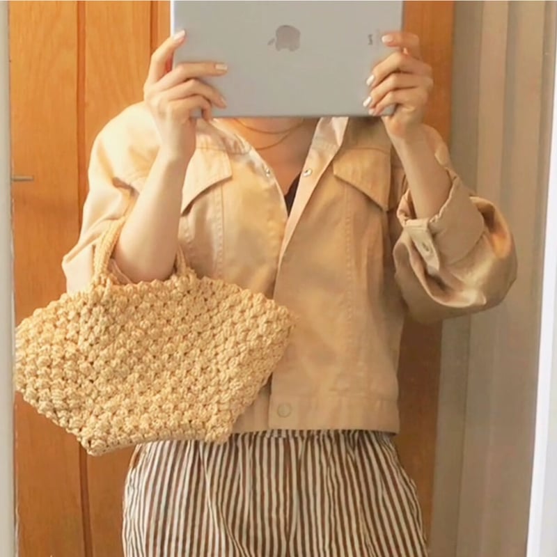 編み図】ピクニックバッグ | philknit