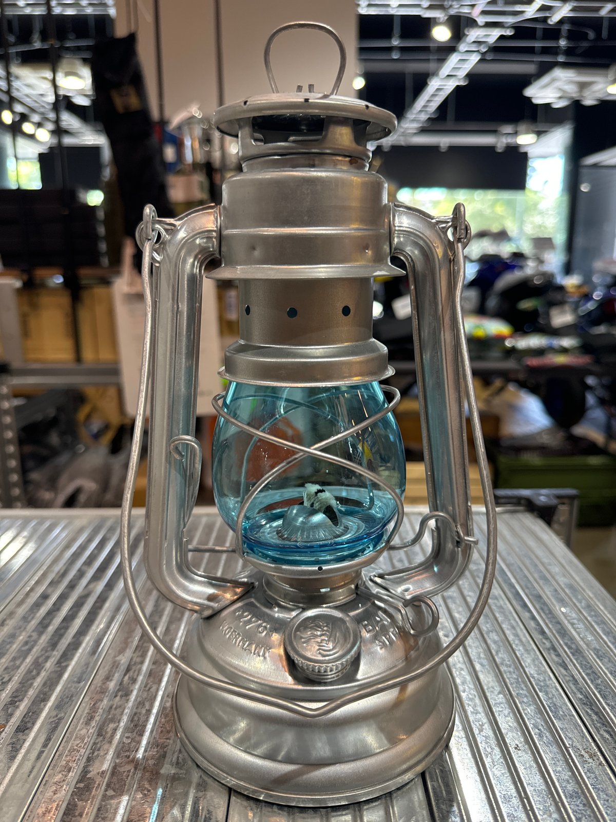 燈人オリジナル耐熱琉球ガラスグローブ（水色）DIETZ78、76